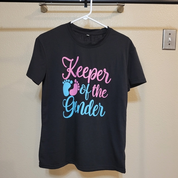 Keeper of the Gender Women Black T shirt size S - Picture 4 of 5